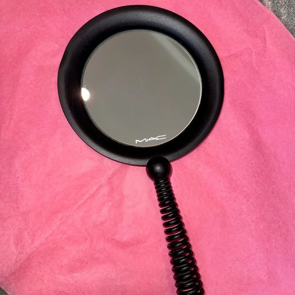Vintage Counter Display MAC Cosmetics Makeup Handheld Mirror - Rare Employee - Picture 2 of 8